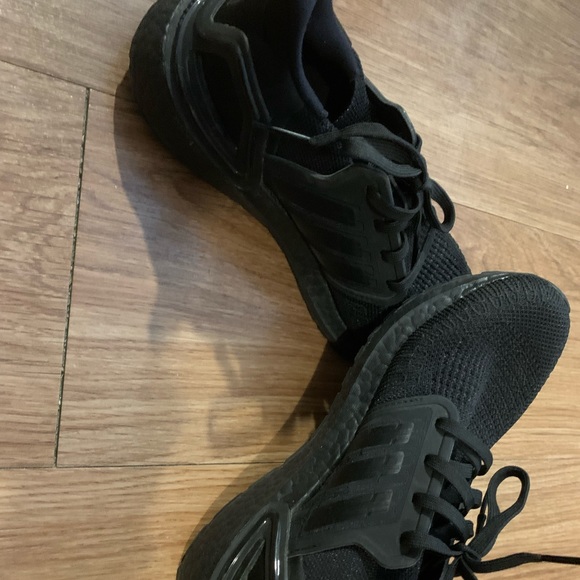 Worn once. Black ultra boost. Women size 6.5 - Picture 2 of 2